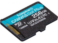Карта памяти microSD KINGSTON microSDXC memory card 256GB (без адаптера) class 10 A2 U3 V30 Canvas Go Plus | Фото 2