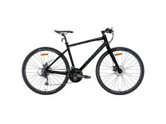 LEON 28" HD-80 DD рама-21" чорно-білий з червоним 2022(OPS-LN-28-022)