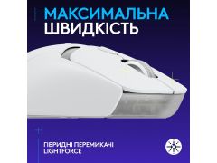 LOGITECH G309 Lightspeed Wireless/Bluetooth White (910-007207) | Фото 2