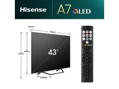 Телевізор Hisense 43A7NQ | Фото 3