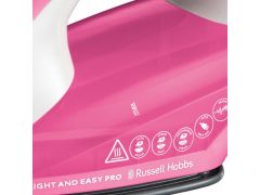 Russell Hobbs 26461-56 Light & Easy Pro Iron білий+ рожевий | Фото 3