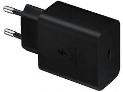 Мережевий зарядний пристрій Samsung 45W Compact Power Adapter (w C to C Cable) Black (EP-T4510XBEGRU) | Фото 2