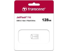 Флешка USB TRANSCEND JetFlash 710 128GB USB 3.0 срібло | Фото 3