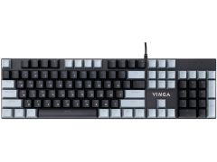 Vinga KBGM-090 LED Blue Switch USB Grey/Black | Фото 2