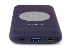 VINGA Wireless QC3.0 PD soft touch purple (BTPB3510WLROP) 10000 mAh, | Фото 1