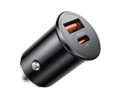 Автомобильное зарядное устройство XO CC43 PD+QC3.0 45W Black | Фото 1