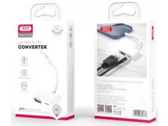 XO HUB005 Lightning to HDMI (Білий) | Фото 2