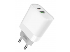 Мережевий зарядний пристрій XO L64 18W/1 USB 1 USB-C White | Фото 1