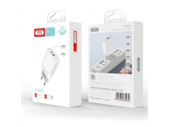 Мережевий зарядний пристрій XO L64 18W/1 USB 1 USB-C White | Фото 2