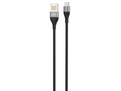 XO microUSB NB188 Double-side 2.1A/1m Black | Фото 1
