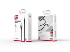 XO microUSB NB188 Double-side 2.1A/1m Black | Фото 2