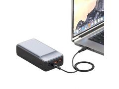 Аккумулятор XO PR201 Fast Charge Digital Display 30000mAh (QC22.5W / PD65W) Чорний | Фото 3