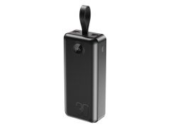 XO PR240 30000mAh PD20W + QC22.5W with light Black | Фото 2