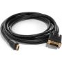 ATCOM DVI-HDMI ferite 24pin 5.0m Black (9154)