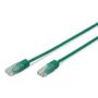 DIGITUS CAT 5e UTP, 0.5м, AWG 26/7, PVC, зеленый (DK-1511-005/G)