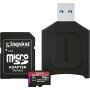 KINGSTON microSDXC 128GB UHS-II/U3 Class 10 Canvas React Plus R285/W165MB/s + SD-адап