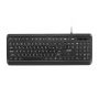 2E KS120 104key, USB-A, EN/UK/RU, White LED, чорний