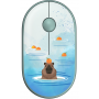 2E MF300 CAPYBARA:TANGERINE Silent WL BT, зелений