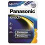 PANASONIC EVOLTA AAA BLI 2 ALKALINE (LR03EGE/2BP)