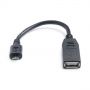 REAL-EL USB2.0 OTG 0.1m, Black