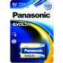 PANASONIC EVOLTA 6LR61 BLI 1 ALKALINE (6LR61EGE/1BP)