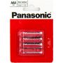 PANASONIC RED ZINK R03 BLI 4 ZINK-CARBON (R03REL/4BP)