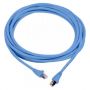 MOLEX PC RJ45, 568B, UTP, stranded, PC 5e, LS0H 5m, Blue (PCD-01009-0H)