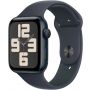 Apple Watch SE 2024 GPS 44mm Midnight Aluminium Case with Midnight Sport Band-S/M(MXEK3QH/A