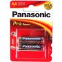 PANASONIC PRO POWER AA BLI 2 ALKALINE (LR6XEG/2BPR)