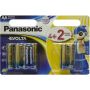 PANASONIC EVOLTA AA BLI(4+2) ALKALINE (LR6EGE/6B2F)