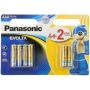 PANASONIC EVOLTA AAA BLI(4+2) ALKALINE (LR03EGE/6B2F)