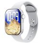 XO W10 Pro AMOLED Screen 10 Generation Wireless Charging Smart Talking Watch срібний