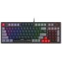 GamePro MK120B LED Blue Switches USB Black (MK120B)