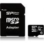 SILICON POWER microSDHC 16GB (Class 10) UHS-I Elite + Adapter