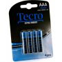 Tecro Extra Energy Alkaline AAA/LR03 BL 4 шт (LR03-4B(EE))