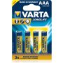 VARTA LONGLIFE AAA BLI 4 ALKALINE (04103101414)