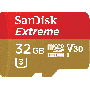 SANDISK microSDHC 32GB (Class 10) ExtremeAction A1 V30 UHS-I U3 (SDSQXAF-032G-GN6AA)