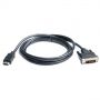 REAL-EL HDMI-DVI M-M 1.8m, Black