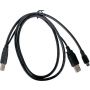 GEMBIRD CCP-USB22-AM5P-3 Black