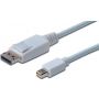 DIGITUS miniDisplayPort to DisplayPort (AM/AM) 2.0m White