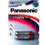 PANASONIC EVERYDAY POWER AAA BLI 2 ALKALINE (LR03REE/2BR)