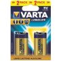 VARTA LONGLIFE 6LR61 BLI 2 ALKALINE (04122101412)