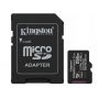 KINGSTON microSDXC (UHS-1)Canvas Select Plus Gen3 256Gb class 10 А1 (R-150MB/s)(adapter SD)