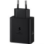 SAMSUNG 50W Power Adapter Duo C to C Cable included Black