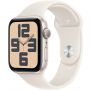 APPLE Watch SE 2024 GPS 44mm Starlight Aluminium Case with Starlight Sport Band - M/L
