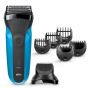BRAUN Series 3 310BT black/blue