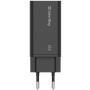COLORWAY GaN3 Pro Power Delivery (USB-A+2 USB TYPE-C) (65W) чорний