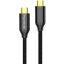COLORWAY Type-C - Type-C USB3.2 (20Gbps 4K PD100W) Gen2 5А 1м чорний