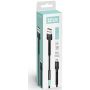 COLORWAY USB - Type-C (nylon - long head) 2.4А 1м чорний