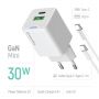 COLORWAY GaN Mini 30W PD Port PPS USB (Type-C PD + USB QC4.0) cable Type-C